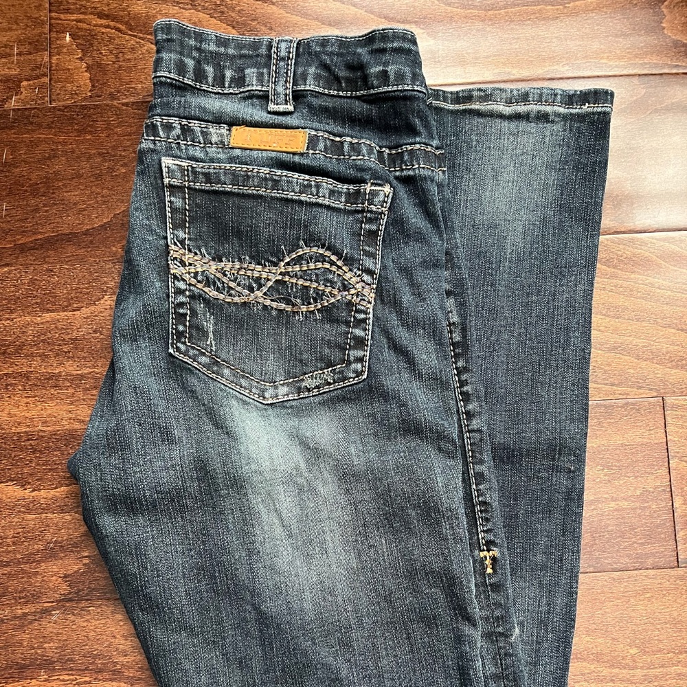 NWOT Dark Don’t Fence Me In jeans